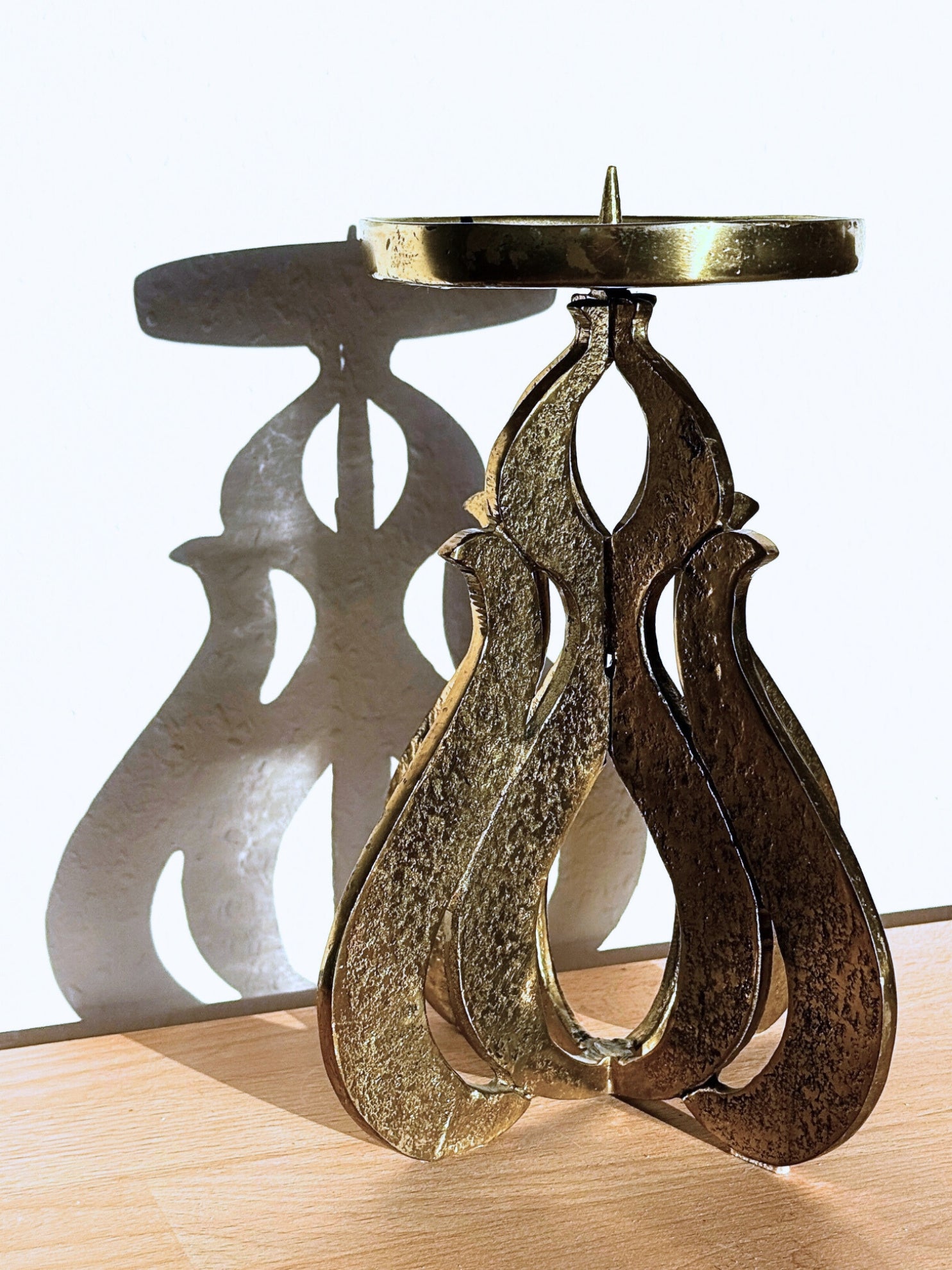 Bronze Kerzenständer von Giuseppe Gallo 1960er Jahre Brutalist Design Made in Italy