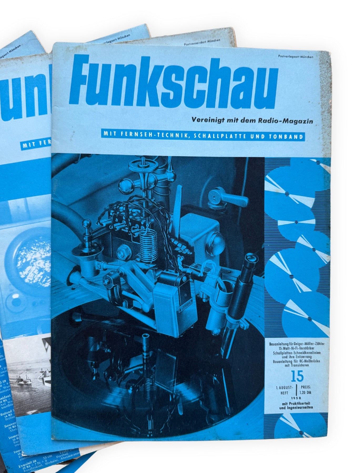 Funkschau 5 Hefte 1958 Vintage Nr 15