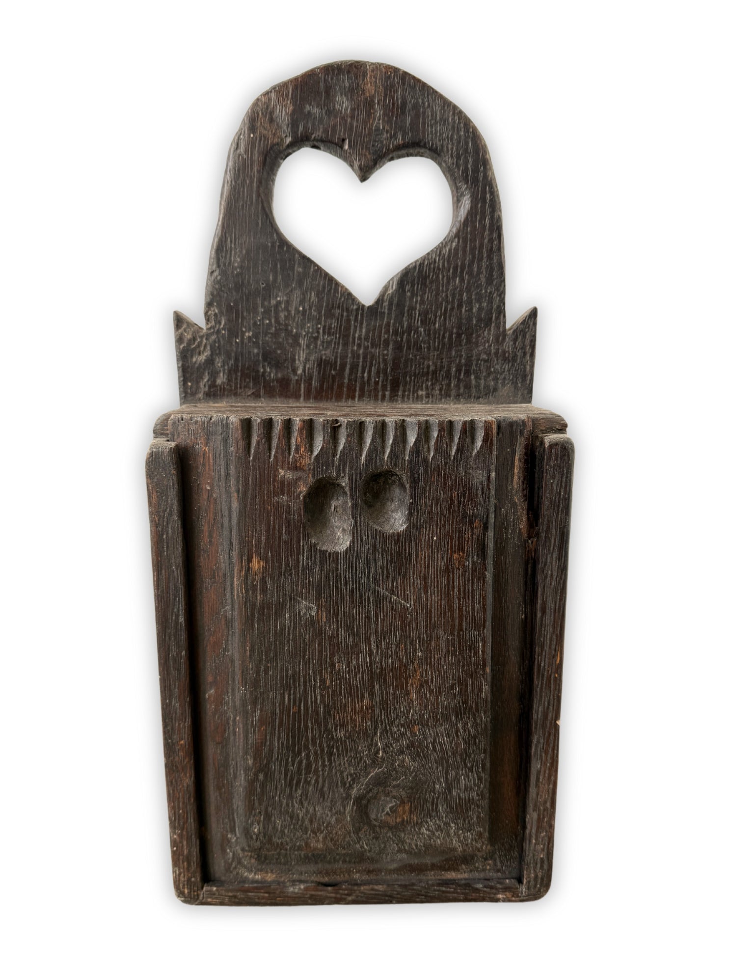 Antiker Schulkasten mit Schiebedeckel 19. Jh aus Holz museumsstück