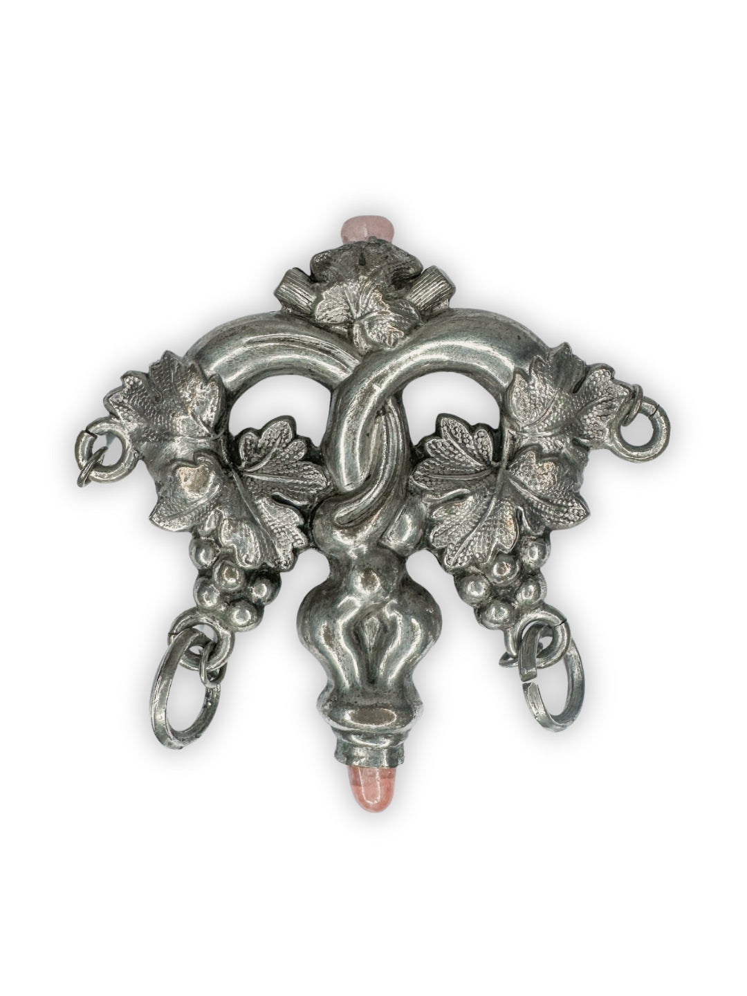 Antiker Charivari-Anhänger Trachtenschmuck in Silber