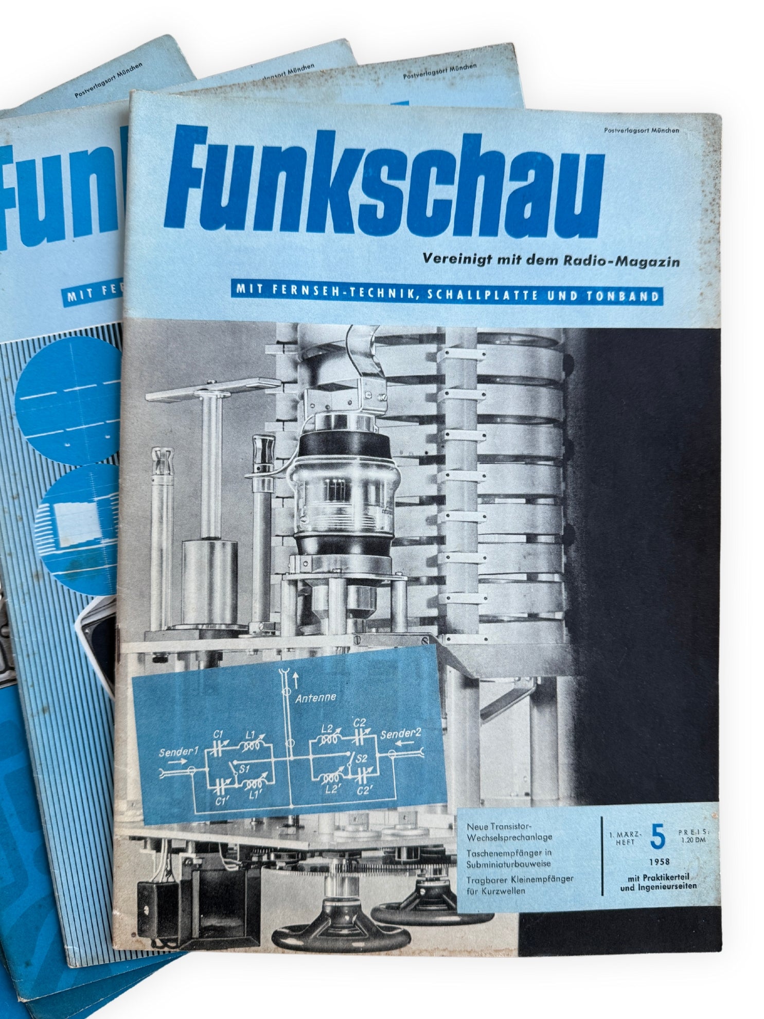 Funkschau 5 Hefte 1958 Vintage Nr 5