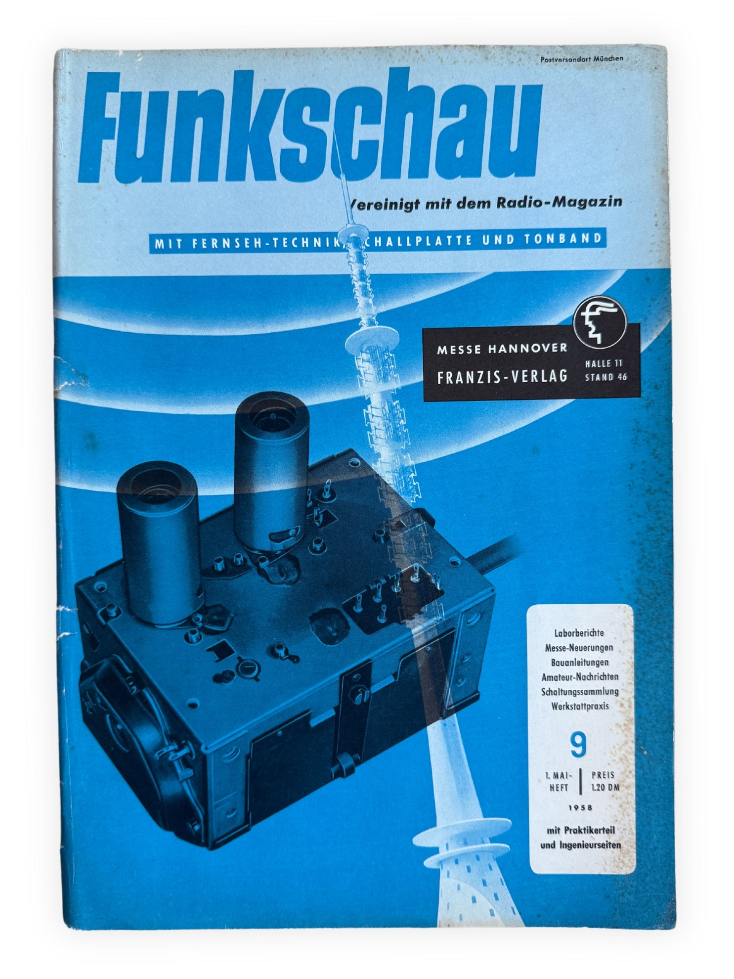 Funkschau 5 Hefte 1958 Vintage Nr 9