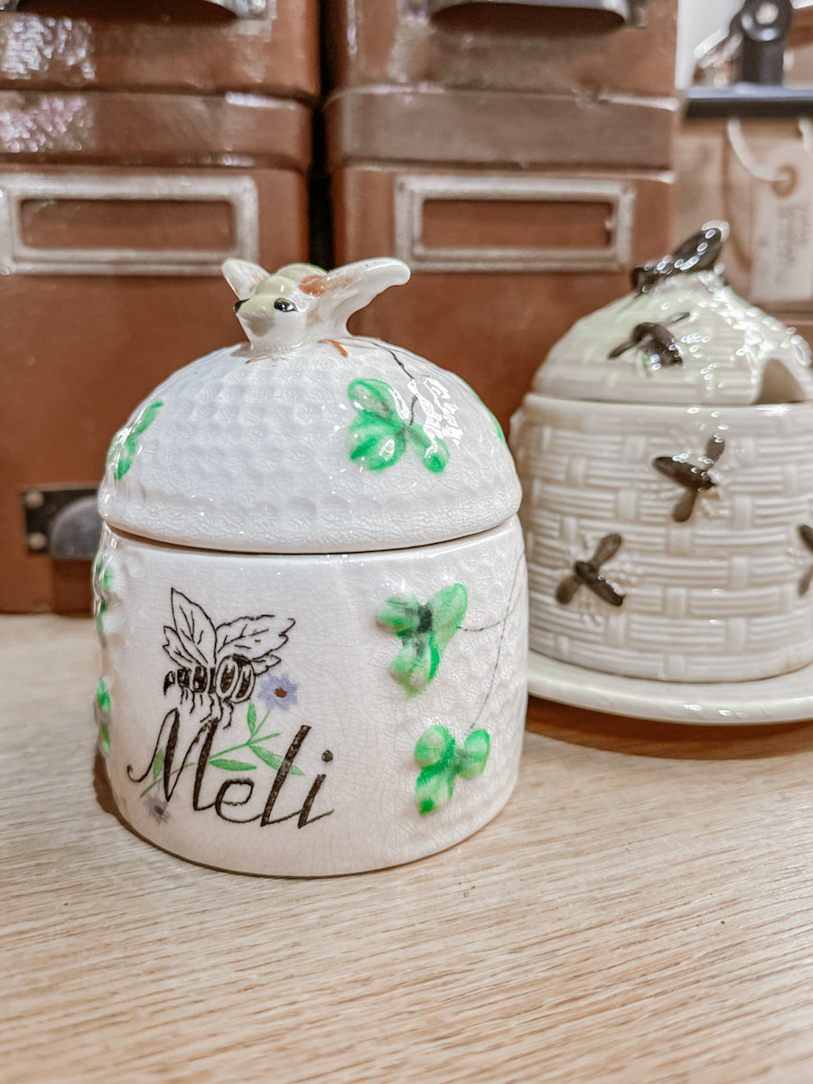 Vintage Honigtopf aus Keramik “Meli”