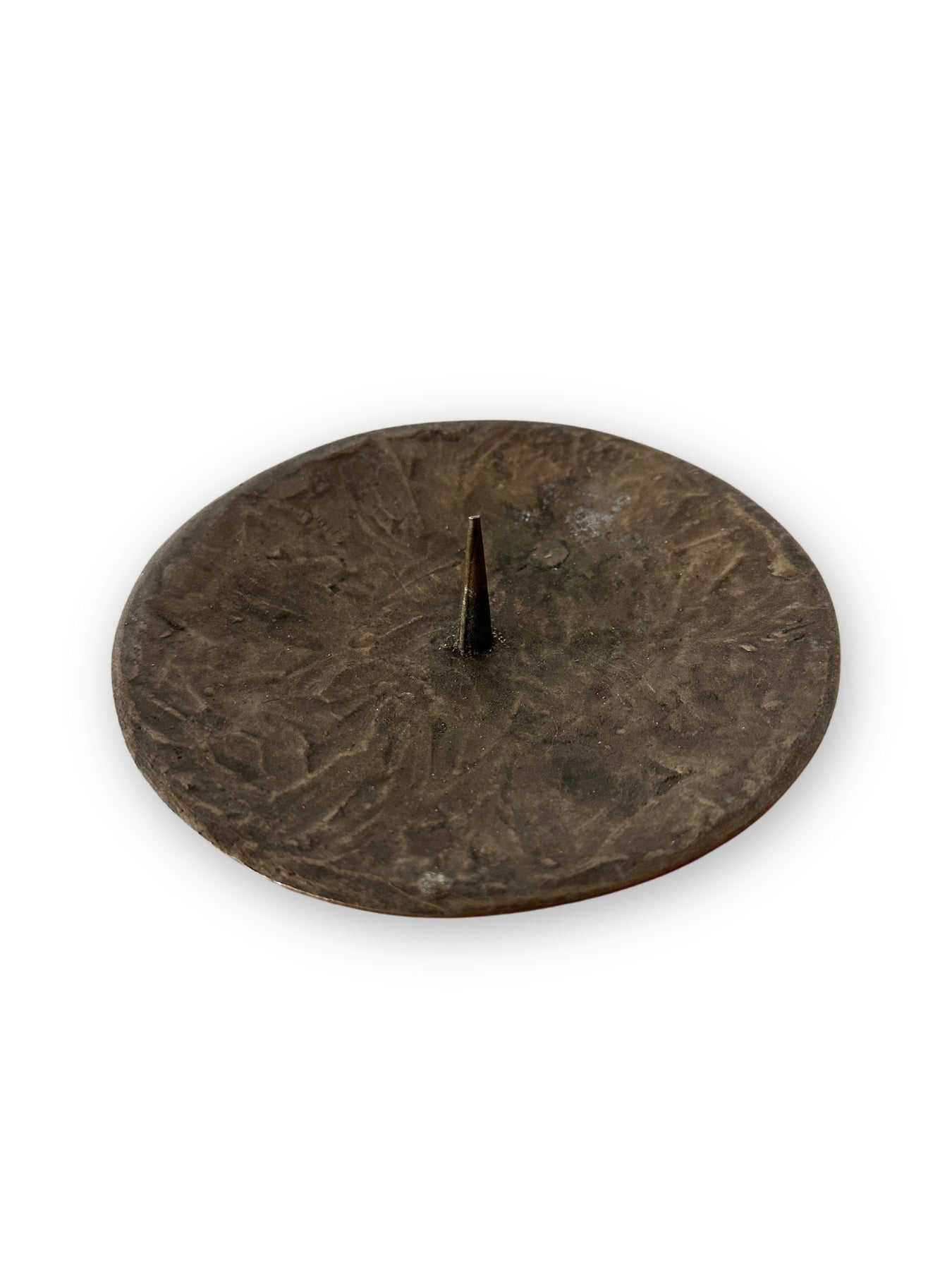 Brutalist Mid-Century Bronze Candle Holder 1960s