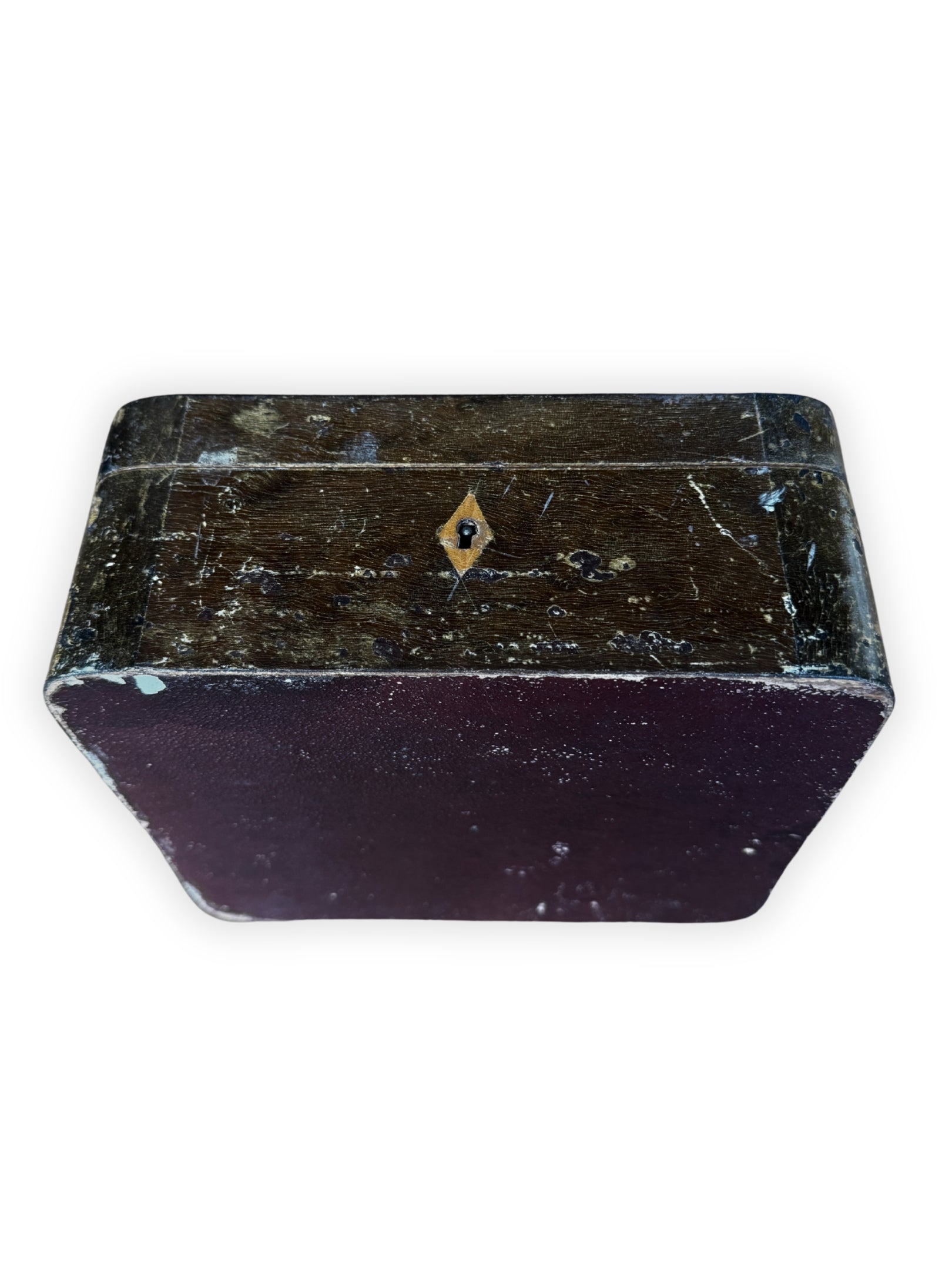 Antique jewelry box, hand-painted, 1883, Gründerzeit/Historicism