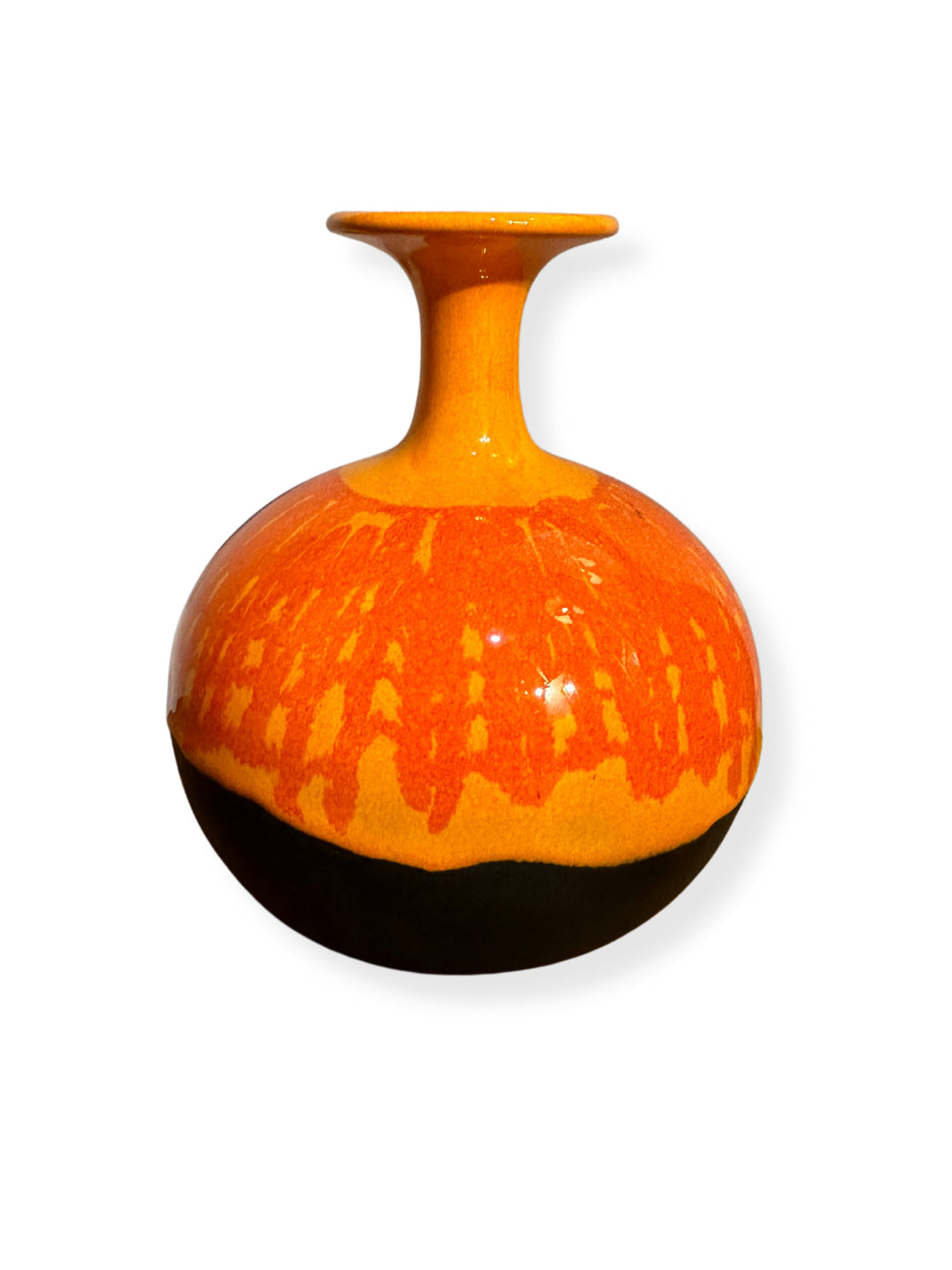 Vintage Pop Art Vase v. Hutschenreuther Orange 70er Jahre