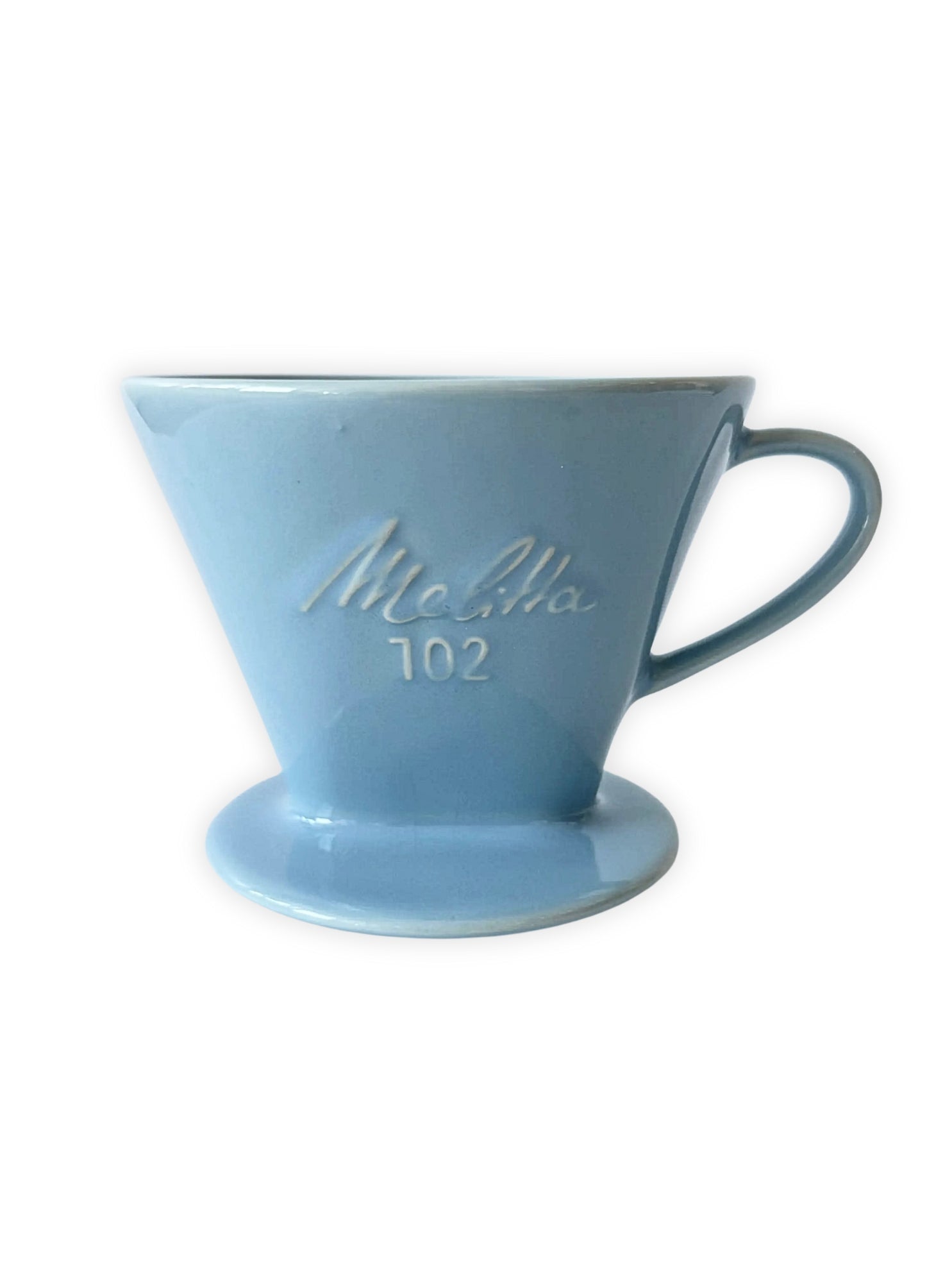 Vintage Melitta Kaffeefilter 102 Pastellblau 1950er Jahre