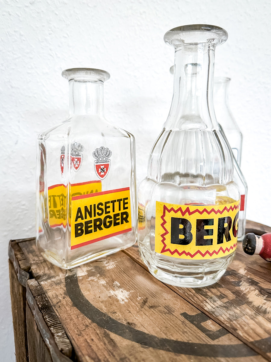 Berger Anisette Flasche Vintage