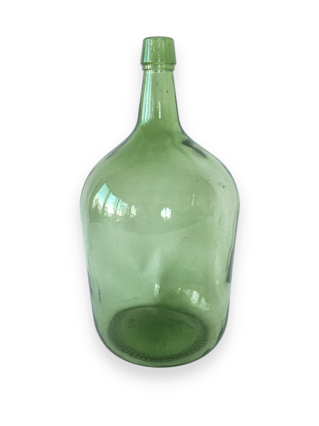 Dekorative alte Glasflasche